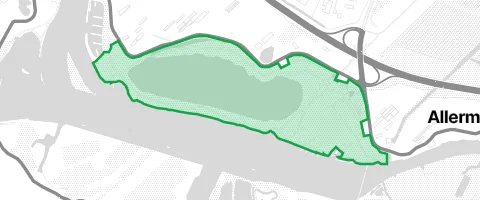 Gassi-Ort Wasserpark Dove Elbe in Hamburg